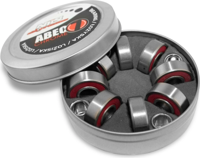 Łożyska ABEC 7 RS Chrome NILS Extreme (8 szt.)