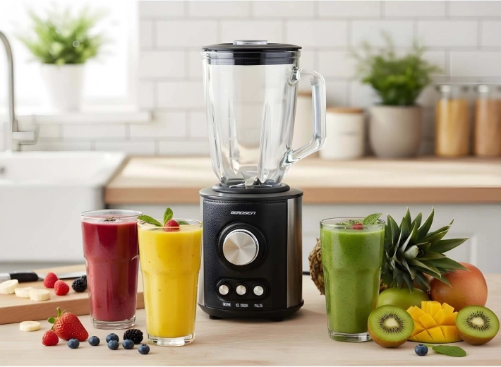 Wydajny silnik i noże ze stali nierdzewnej