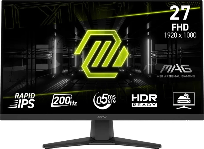 Monitor 27" MAG 272F LED, Full HD, 200 Hz, płaski, czarny
