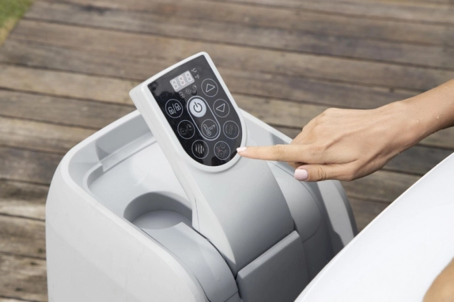 Intuicyjny panel cyfrowy – ciepło, masaż i filtracja na dotyk