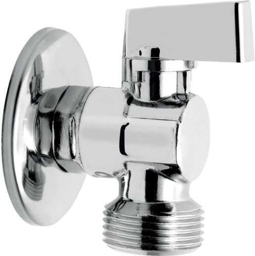 Kątowy zawór do pralki z zaworem zwrotnym 1/2" × 3/4"