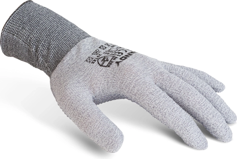 Antypoślizgowe rękawice ochronne z kropkami PVC, rozmiar XL – 1 para