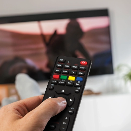 Uniwersalny pilot do telewizora obsługujący ponad 250 typów, czarny