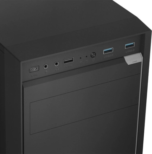 Nowoczesny panel przedni z USB‑C i szybkimi USB 3.0
