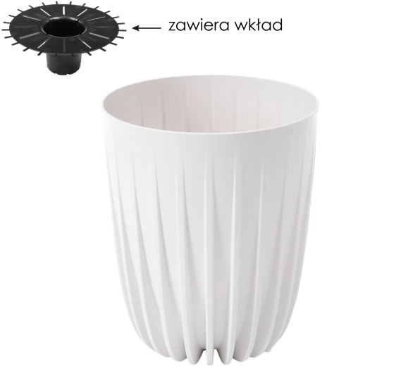 Zintegrowana wkładka dla łatwej pielęgnacji