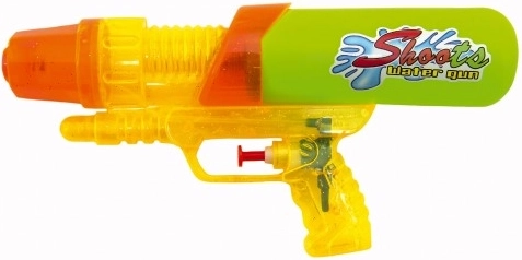 Plastowy pistolet na wodę 24 cm, 2 kolory