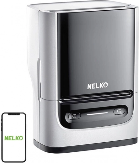 Nelko PM220 termiczna drukarka etykiet biała