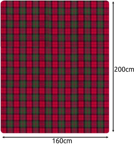 Duży rozmiar 160 × 200 cm i wysoka gramatura 430 g/m²