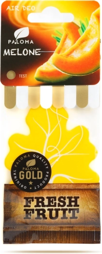 Samochodowy zawieszek zapachowy Paloma Gold Fresh Fruit Melone