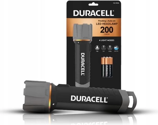 Gumowa latarka Duracell 200 lm
