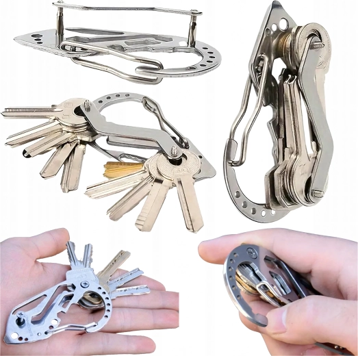 Szybkie przypięcie dzięki sprężynowemu karabińczykowi