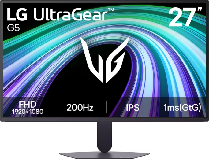 LG UltraGear G5 27" monitor gamingowy IPS FHD 200 Hz