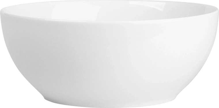 MariaPaula Klasyka biała porcelanowa miska sałatkowa 17 cm 820 ml
