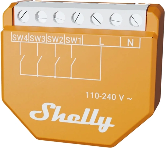 Shelly Wave i4 LR inteligentny moduł wejściowy Z‑Wave