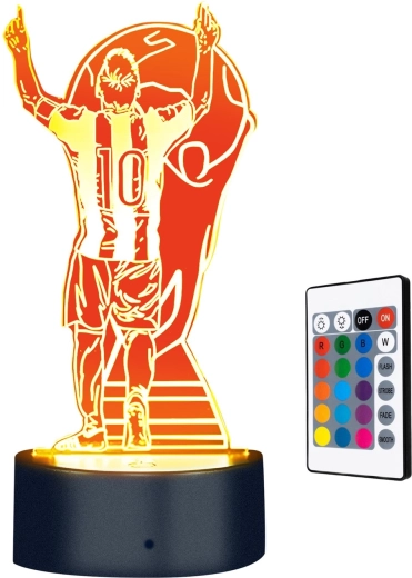 Lampka nocna 3D Lionel Messi Champion