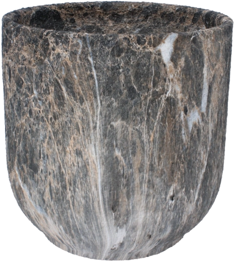 Ceramiczna osłonka na doniczkę z efektem marmuru 29 × 29 × 29,5 cm