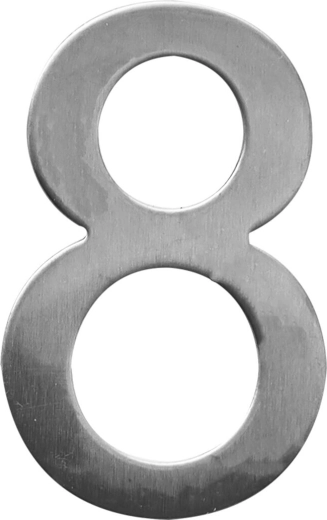 Numer domu STAR 8 ze stali nierdzewnej 75 mm