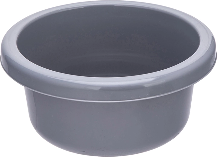 Okrągła plastikowa miska 4 l szara 26 cm