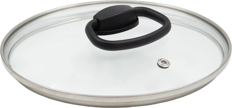 Szklana pokrywka SMART PLUS 18 cm z nylonowym składanym uchwytem