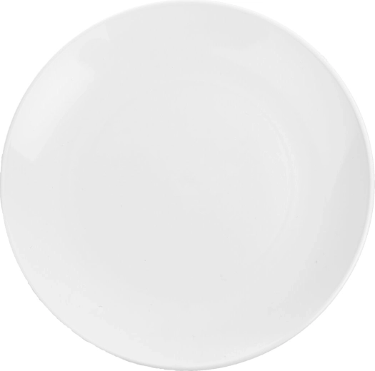 Płytki talerz plastikowy biały 22,5 cm