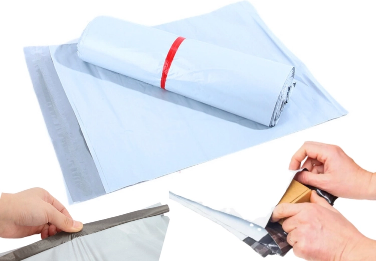 Kurierskie plastikowe koperty 600 × 700 mm, opakowanie 100 szt.