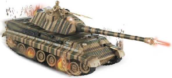 Czołg RC King Tiger z zestawem bojowym