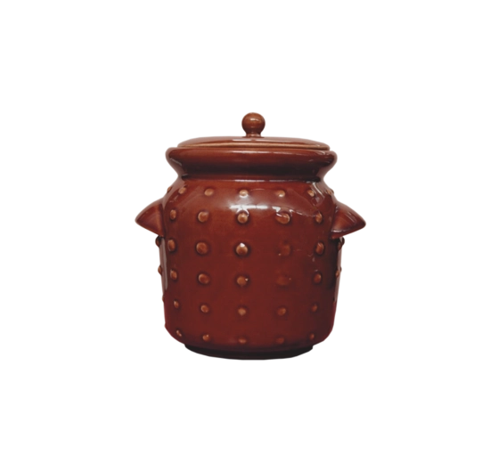 Ceramiczny hermetyczny garnek 2,5 l z pokrywą