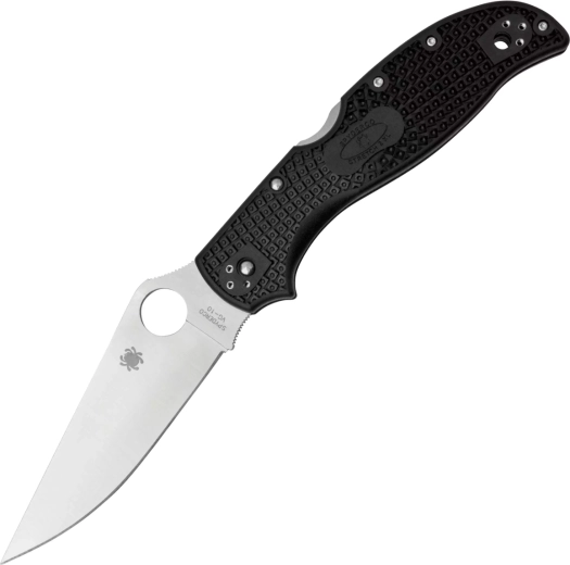 Spyderco Stretch 2 XL – nóż składany VG-10, satyna, czarna rękojeść FRN