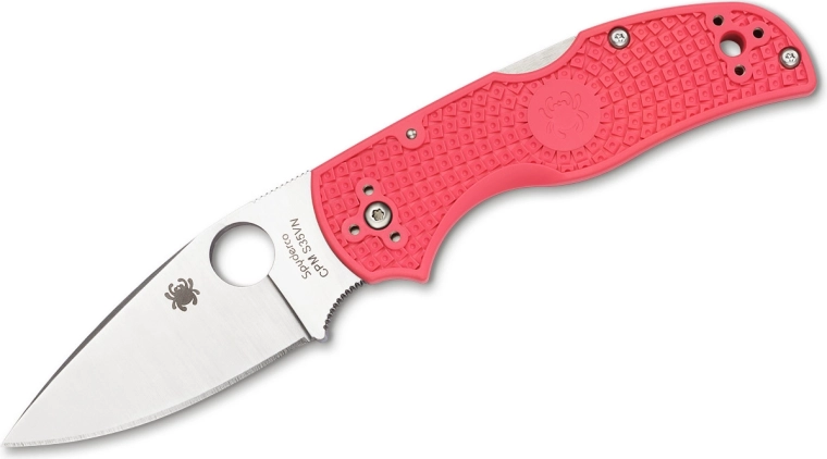 Spyderco Native 5 różowy nóż kieszonkowy 7,5 cm FRN, satyna
