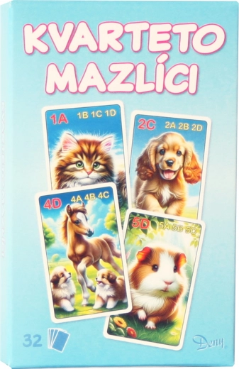 Gra karciana Kwartet Zwierzęcy Pupile