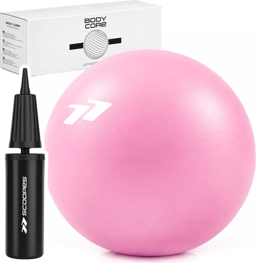 Piłka gimnastyczna BodyCore 22 cm różowa - 1 szt.