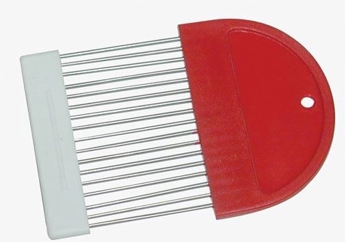 Uchwyt do krojenia cebuli 11 × 7,5 cm, plastik i metal