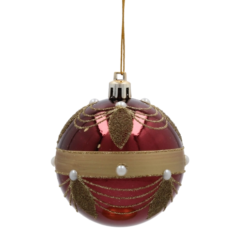 Luksusowy burgund ze złotymi detalami