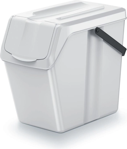 Kosz do segregacji odpadów 25 l popielatoszary SORTIBOX II