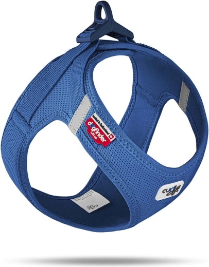 Curli Air-Mesh szelki z klamrą, niebieskie, XS dla psów 3–5 kg