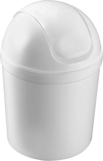 Plastowy uchylny kosz na śmieci Heidrun 1,5 l
