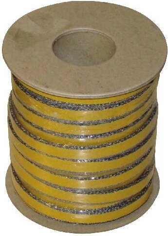 Samoprzylepna sznura izolacyjna 12 × 4 mm, 25 m, odporna do 500 °C