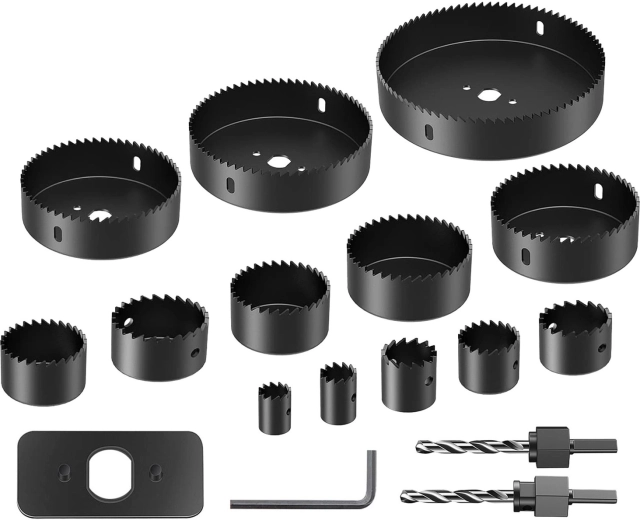 Zestaw otwornic do drewna Renew Force 19–127 mm, 16 elementów