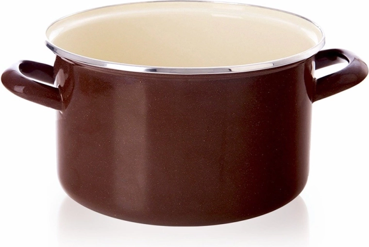 Emaliowany garnek Brown 20 cm, 3 l
