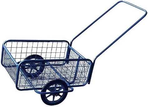 Dwukołowy wózek transportowy Popular I z gumową obręczą
