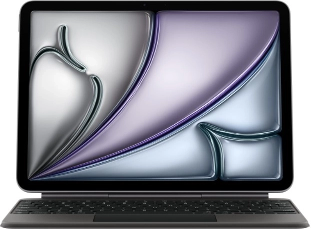 Duży szklany trackpad z obsługą gestów