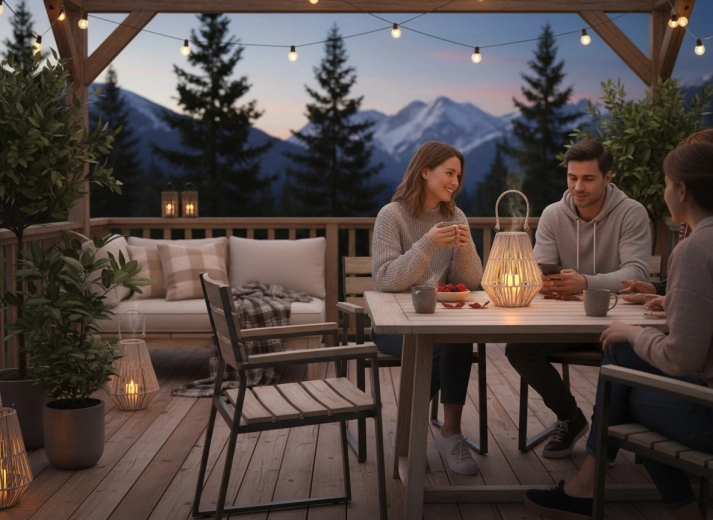 Atmosfera w domu i na zewnątrz