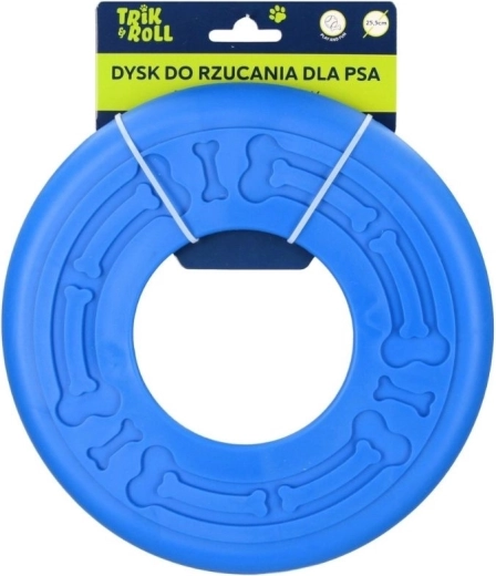 Niebieski latający dysk dla psa