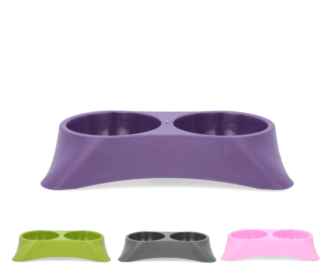Dwie miski w jednej na karmę i wodę