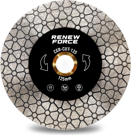 Tarcza diamentowa RENEW FORCE 125 mm do cięcia i szlifowania płytek