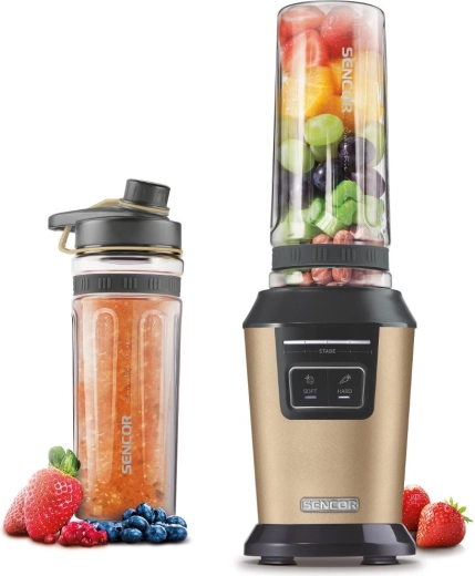 Automatyczny blender do smoothie Sencor Metallic