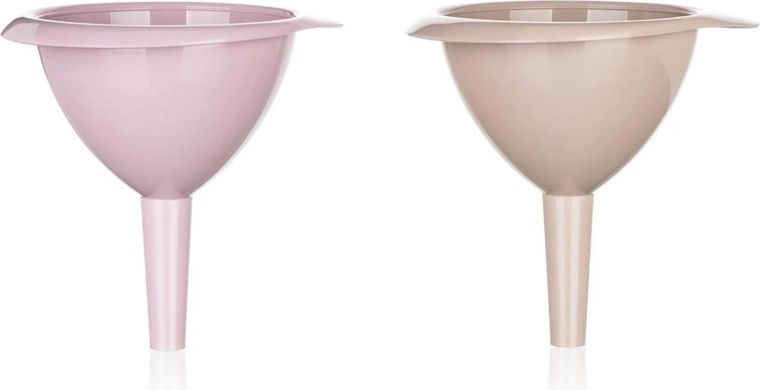 Plastowy lejek 10,4 cm ACCASA – pastelowy miks kolorów