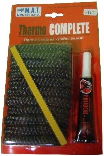 Izolacyjny sznur uszczelniający THERMOKOMPLET 12 mm z zestawem kleju, 2,5 m