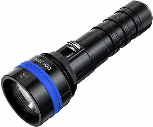 Latarka nurkowa LED XTAR D06 1600 lm, wodoszczelna do 100 m