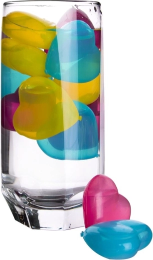 Stylowy kształt serca i żywe kolory